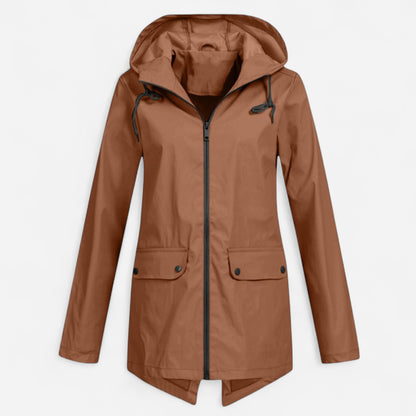 Veste de Pluie Femme Imperméable - Légère et Ajustable, Indispensable pour l'Extérieur