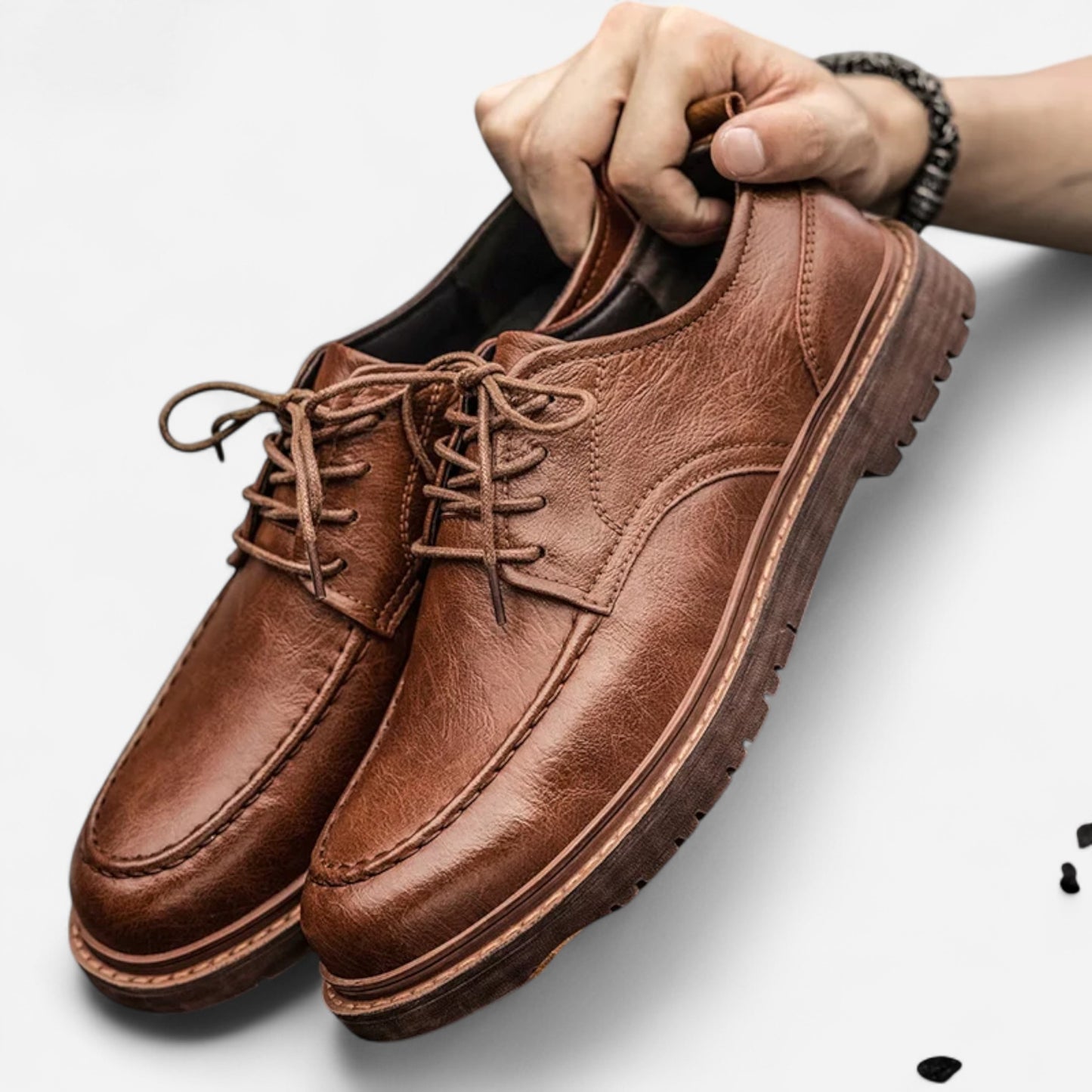 James Chamberlain - Oxfords en Cuir Véritable Élégants et Durables