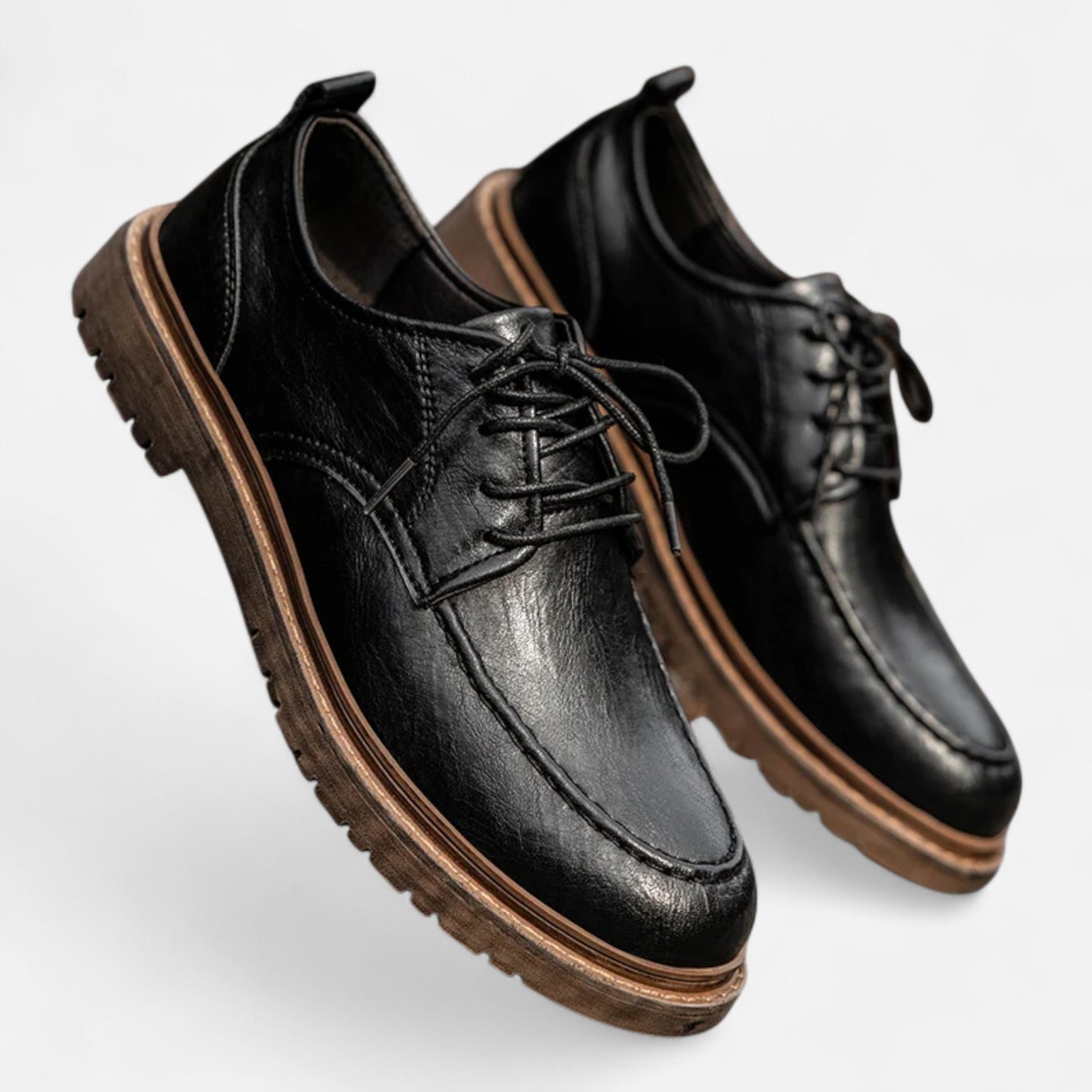 James Chamberlain - Oxfords en Cuir Véritable Élégants et Durables