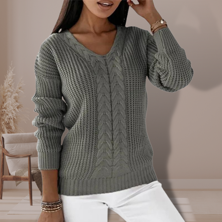 LYDIA™ | Knitted Scandinavian Sweater