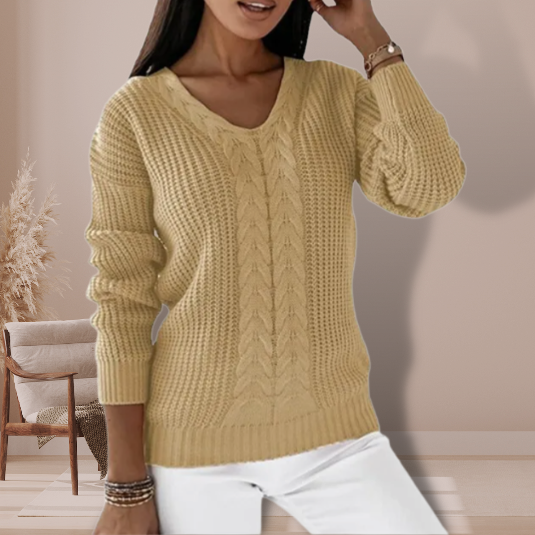 LYDIA™ | Knitted Scandinavian Sweater