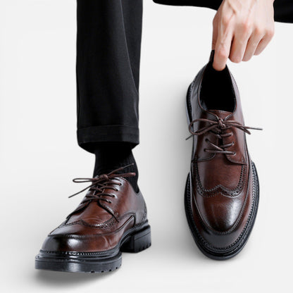 Calhan Leather Derby - Élégance et Confort en Cuir Authentique