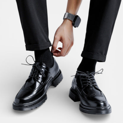 Calhan Leather Derby - Élégance et Confort en Cuir Authentique