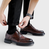 Calhan Leather Derby - Élégance et Confort en Cuir Authentique