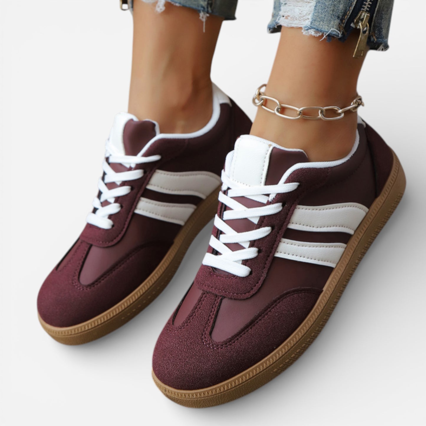 Zippa Sneakers Rétro - Style Élégant et Confort Optimal