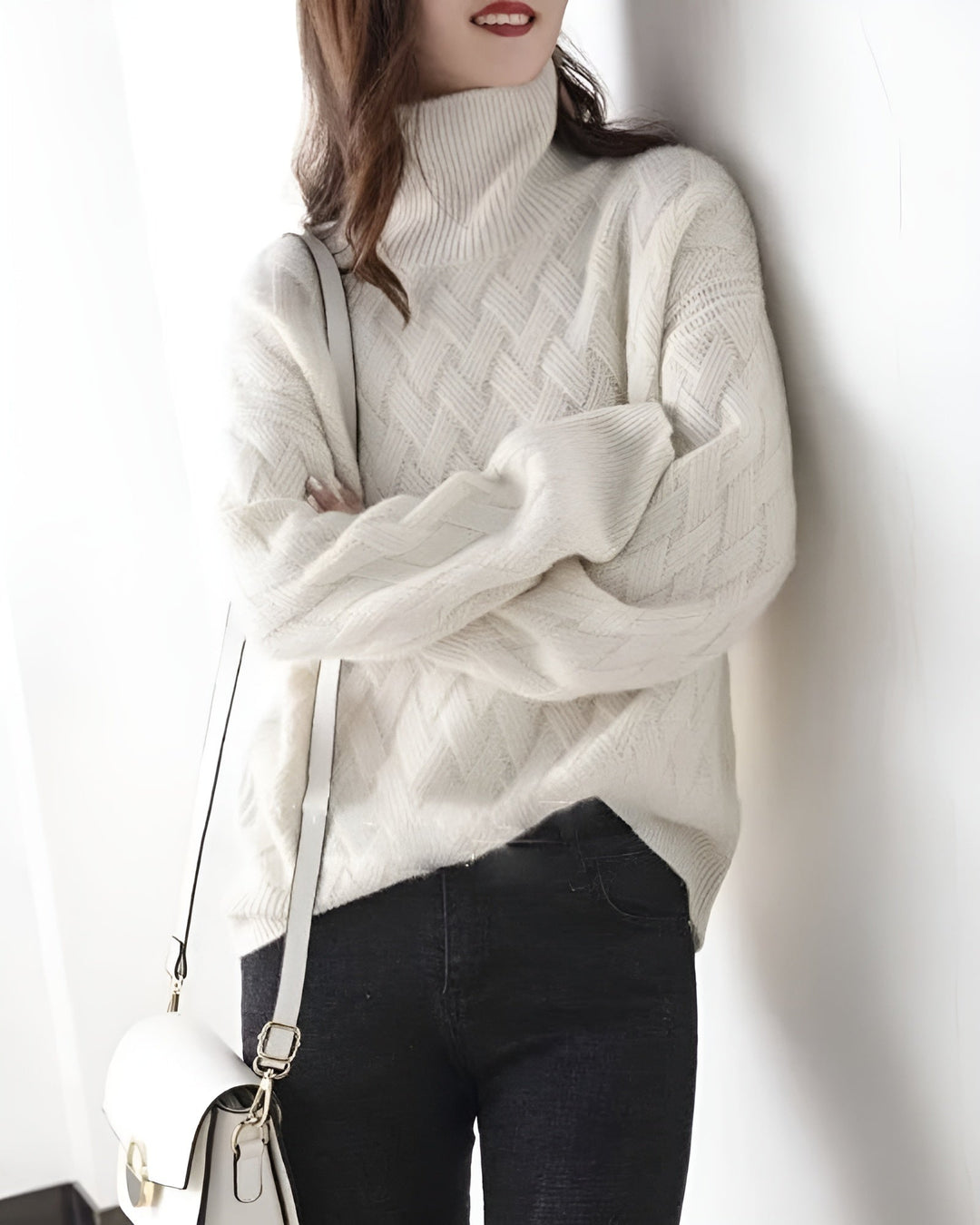 COLETTE™ | Cashmere Turtleneck Sweater