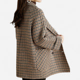 Veste Oversize à Carreaux - Chic Vintage & Ajustement Parfait