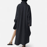 Robe Chemise en Lin Oversize - Élégance Décontractée & Légère