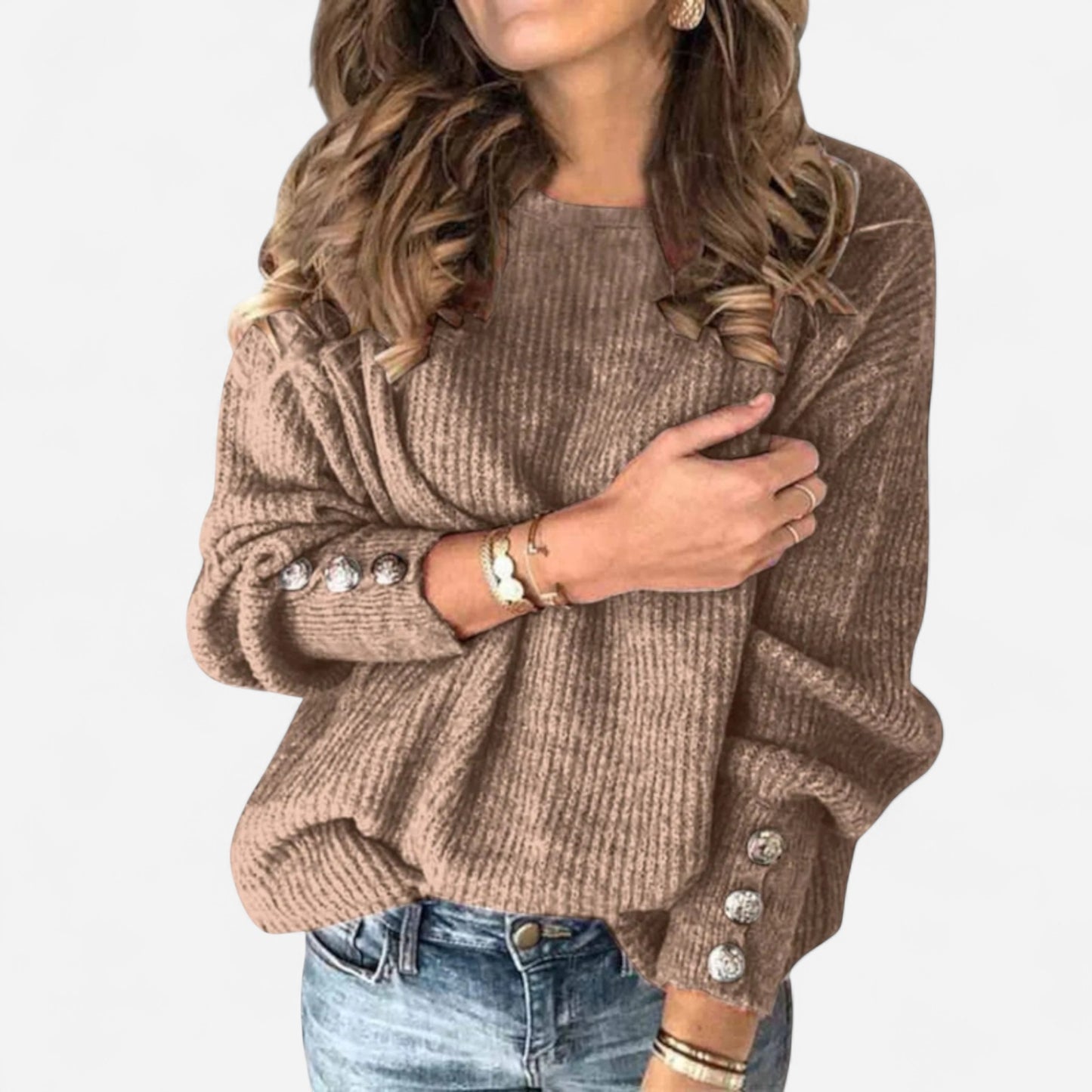 Agathe – Pull vintage chic respirant en maille douce