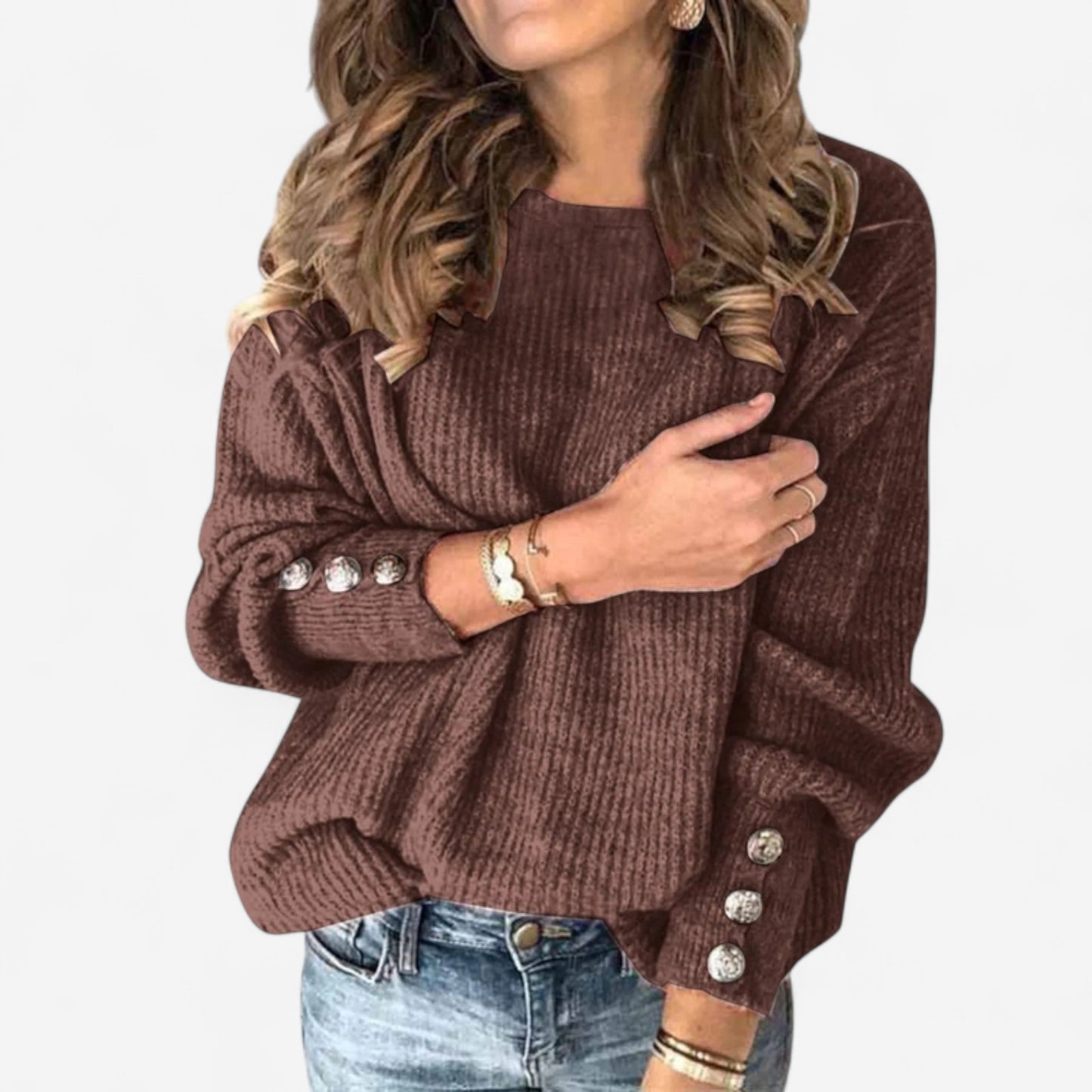 Agathe – Pull vintage chic respirant en maille douce