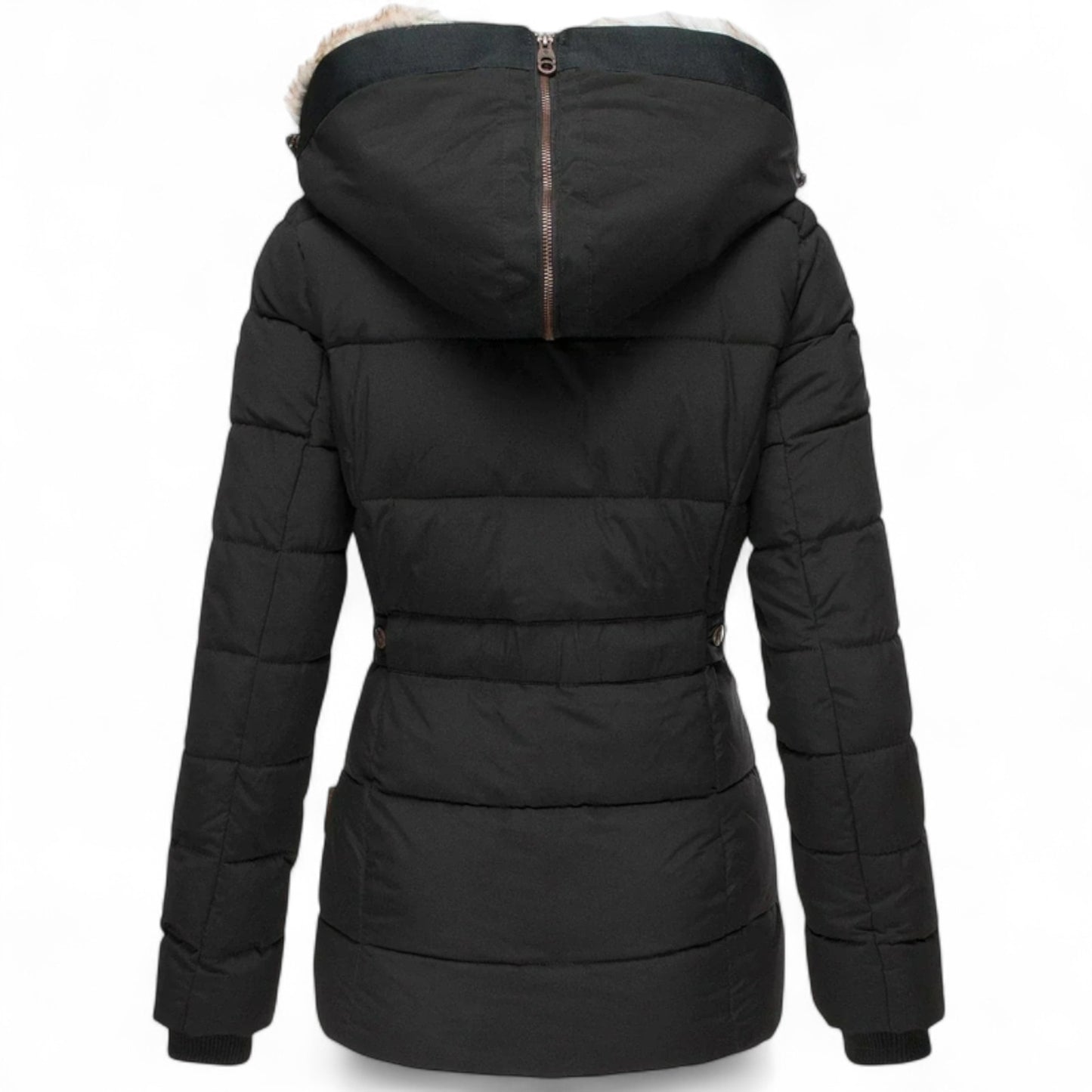 Aisa - Manteau d'hiver douillet avec doublure en fourrure