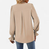 Québec Élégance Blouse&Shirts Miranda - Chemisier d'automne élégant et confortable