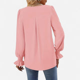 Québec Élégance Blouse&Shirts Miranda - Chemisier d'automne élégant et confortable