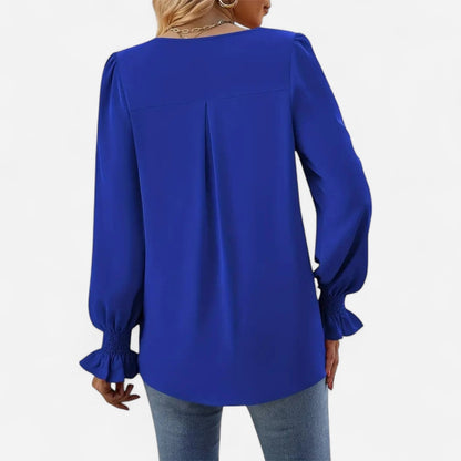 Québec Élégance Blouse&Shirts Miranda - Chemisier d'automne élégant et confortable