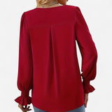 Québec Élégance Blouse&Shirts Miranda - Chemisier d'automne élégant et confortable