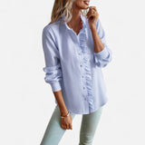 Québec Élégance Blouses & Shirts Viktoria™ - Chemisier Élégant pour un Printemps Chic et Confortable