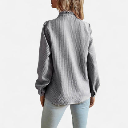 Québec Élégance Blouses & Shirts Viktoria™ - Chemisier Élégant pour un Printemps Chic et Confortable