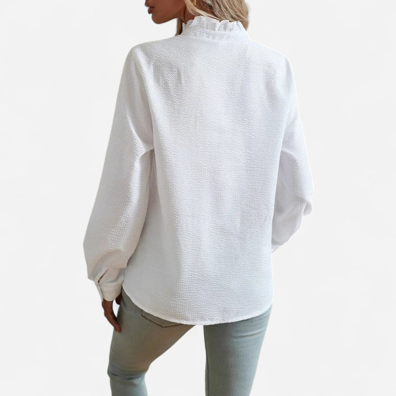 Québec Élégance Blouses & Shirts Viktoria™ - Chemisier Élégant pour un Printemps Chic et Confortable