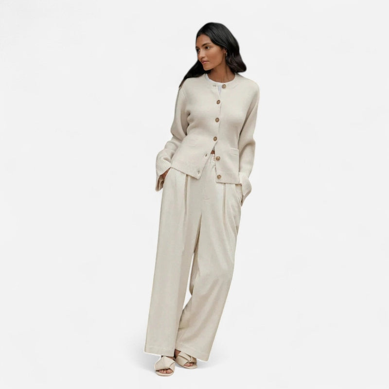 Québec Élégance Cardigan Camille - Cardigan Élégance en Maille pour un style raffiné