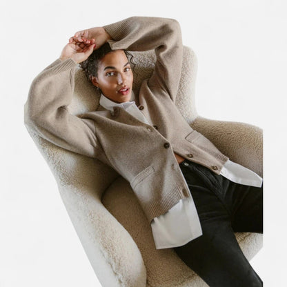 Québec Élégance Cardigan Camille - Cardigan Élégance en Maille pour un style raffiné