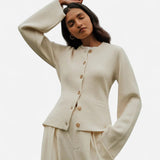 Québec Élégance Cardigan Camille - Cardigan Élégance en Maille pour un style raffiné