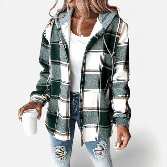 Québec Élégance Cardigan Collection Nela - Veste élégante adaptée à toutes les saisons avec capuche