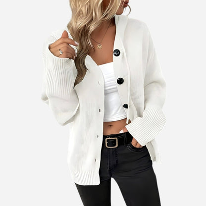 Québec Élégance Cardigan Gallia - Chic cardigan à capuche pour un style moderne