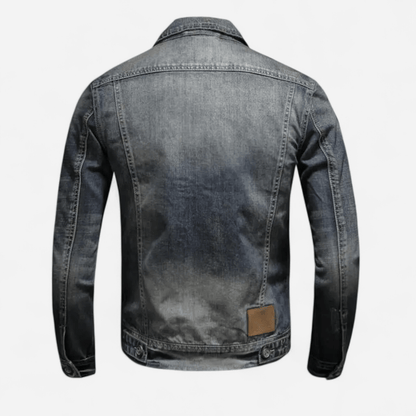 Québec Élégance Carl - Veste en denim rétro au style vintage et chic