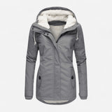 Charlotte - Veste élégante en coton et laine d'agneau