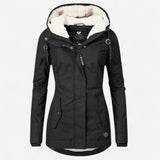 Charlotte - Veste élégante en coton et laine d'agneau