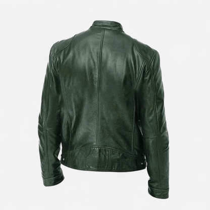 Québec Élégance Coats & Jackets Christian - Veste en cuir décontractée élégante et intemporelle