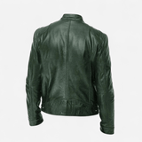 Québec Élégance Coats & Jackets Christian - Veste en cuir décontractée élégante et intemporelle