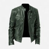 Québec Élégance Coats & Jackets Christian - Veste en cuir décontractée élégante et intemporelle