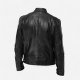 Québec Élégance Coats & Jackets Christian - Veste en cuir décontractée élégante et intemporelle
