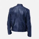 Québec Élégance Coats & Jackets Christian - Veste en cuir décontractée élégante et intemporelle