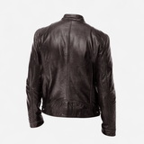 Québec Élégance Coats & Jackets Christian - Veste en cuir décontractée élégante et intemporelle