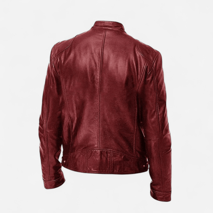 Québec Élégance Coats & Jackets Christian - Veste en cuir décontractée élégante et intemporelle