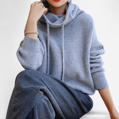 Québec Élégance Coats & Jackets Grace - Sweat à capuche chic en cachemire élégant