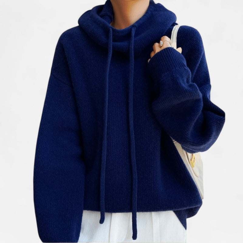 Québec Élégance Coats & Jackets Grace - Sweat à capuche chic en cachemire élégant