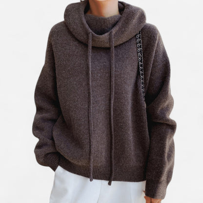 Québec Élégance Coats & Jackets Grace - Sweat à capuche chic en cachemire élégant
