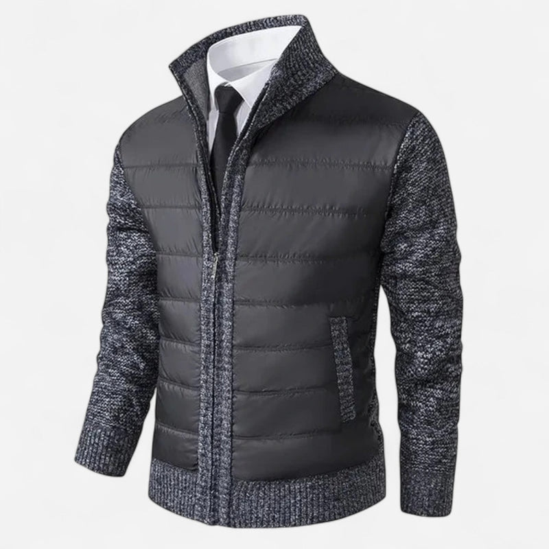 Québec Élégance Coats & Jackets Jakob - Veste confortable pour homme avec col montant