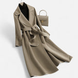 Québec Élégance Coats & Jackets Juliette - Manteau de laine enveloppant élégant et raffiné