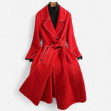 Québec Élégance Coats & Jackets Juliette - Manteau de laine enveloppant élégant et raffiné