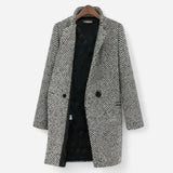 Liza - Manteau de laine élégant et ajusté pour femme