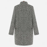 Liza - Manteau de laine élégant et ajusté pour femme