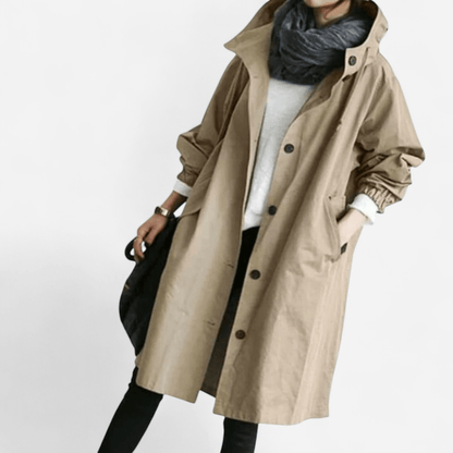 Québec Élégance Coats & Jackets Ulla - Trench élégant et déperlant pour un style intemporel