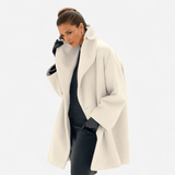 Québec Élégance Coats Vivienne - Veste de laine coupe-vent chic et élégante