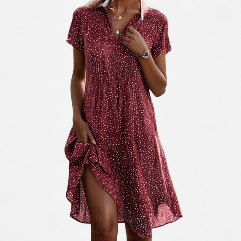 Québec Élégance Dress Alice - Robe Décontractée Élégante pour un Style Quotidien