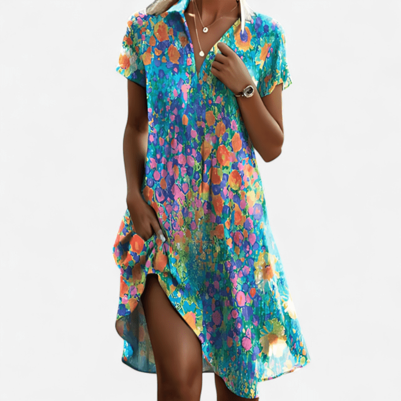Québec Élégance Dress Alice - Robe Décontractée Élégante pour un Style Quotidien