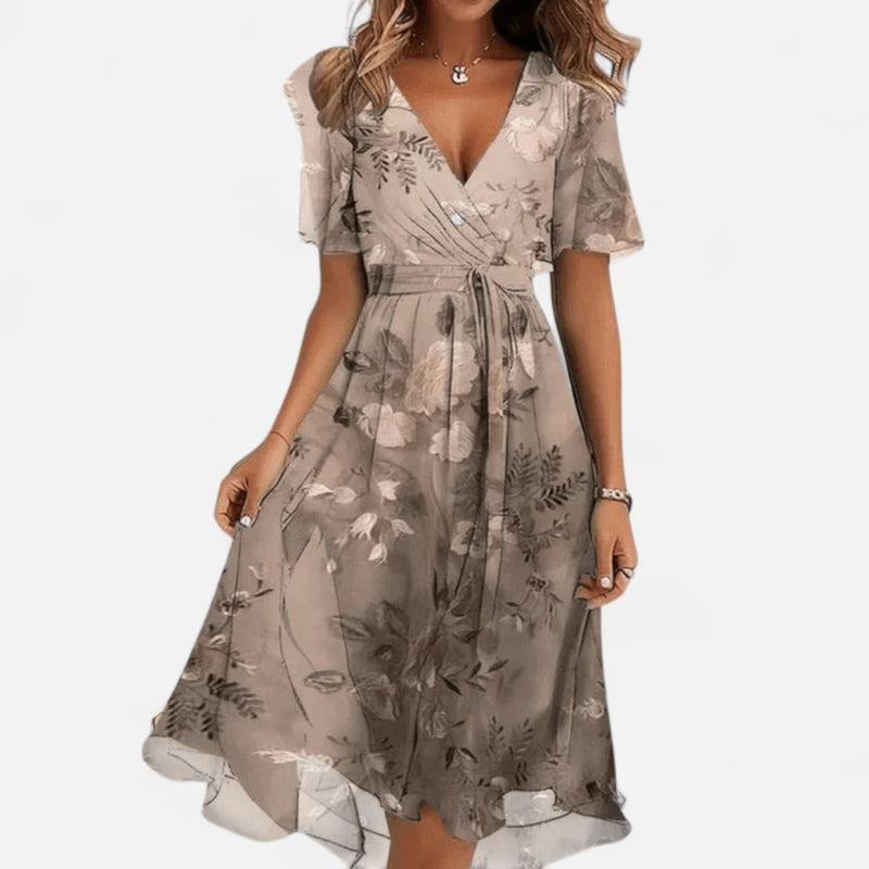 Québec Élégance Dress Anastasia - Robe Élégante en Soie pour Occasions Spéciales